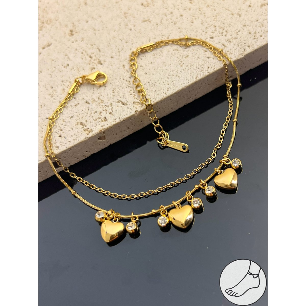 ZAYA x COSMOS 🇫🇷 Ankle chain - 6 vrsta - Odaberi svoju
