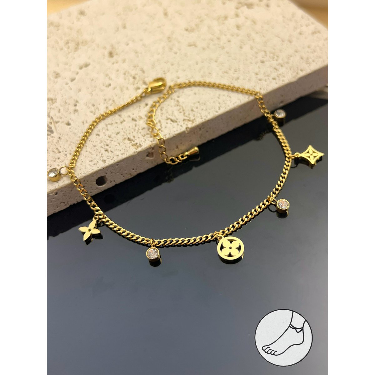 ZAYA x COSMOS 🇫🇷 Ankle chain - 6 vrsta - Odaberi svoju