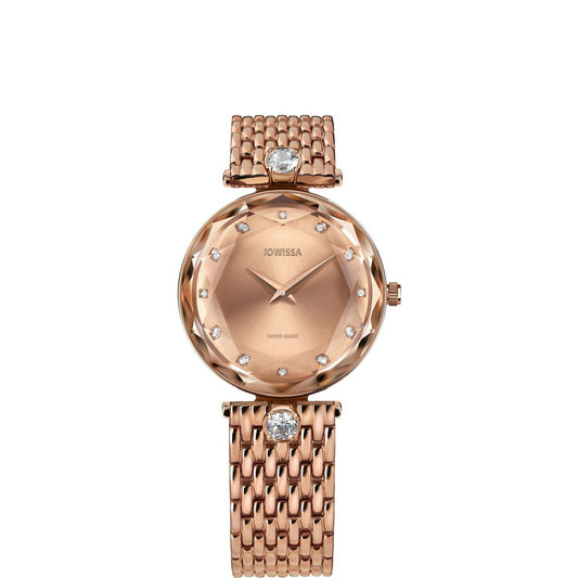 ZAYA x Jowissa 🇨🇭 – Švicarski sat Facet Brilliant (Rose Gold Edition)