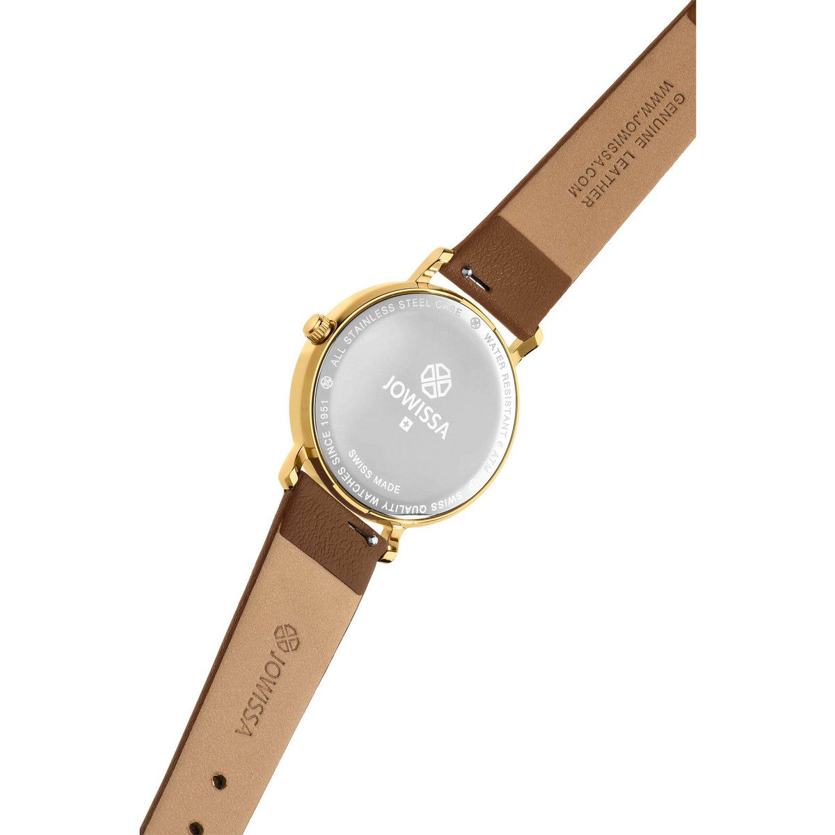 ZAYA x Jowissa 🇨🇭 – Švicarski sat AnWy (Gold / Brown)