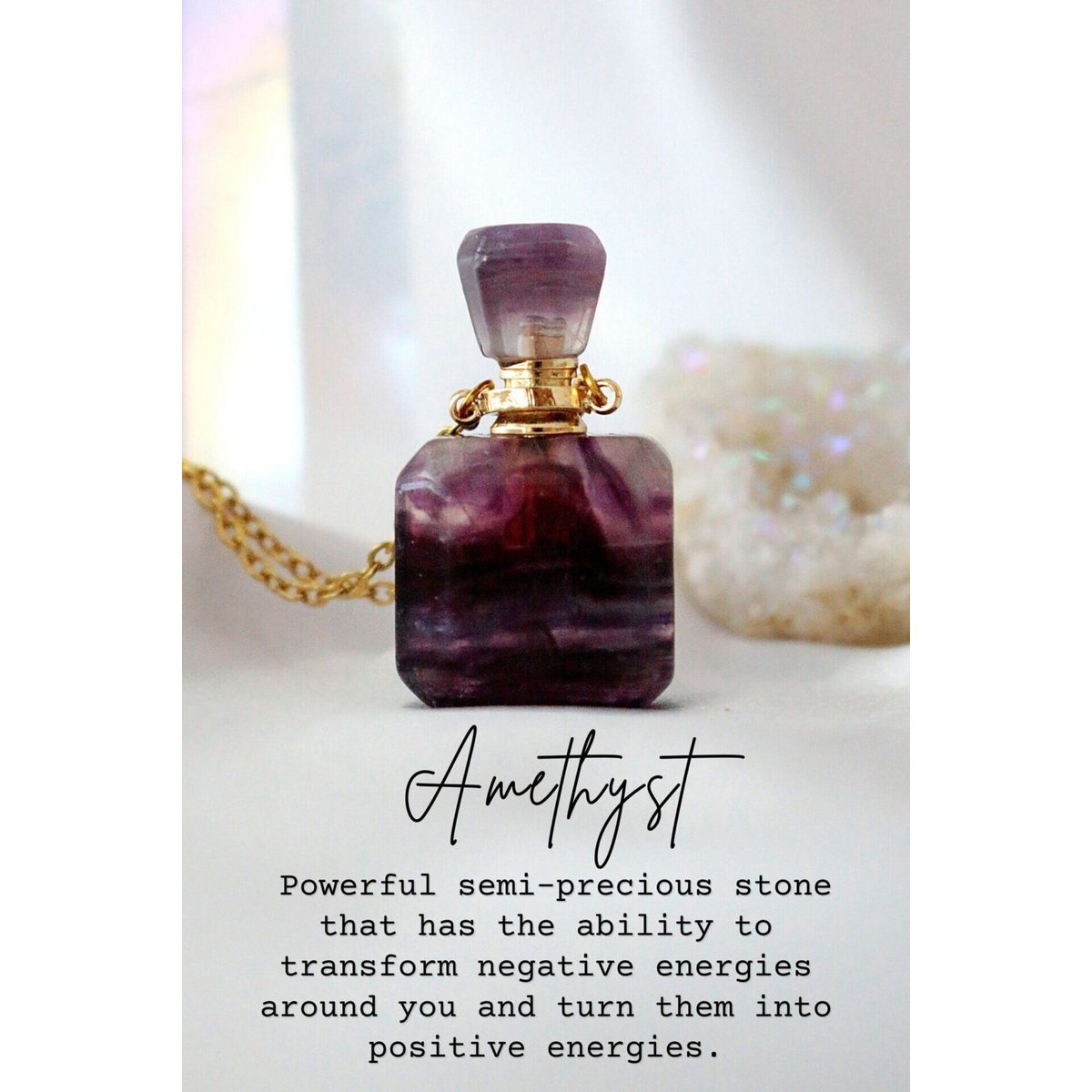 ZAYA x Divine Dulcet – Magic Potion Crystal Ogrlice