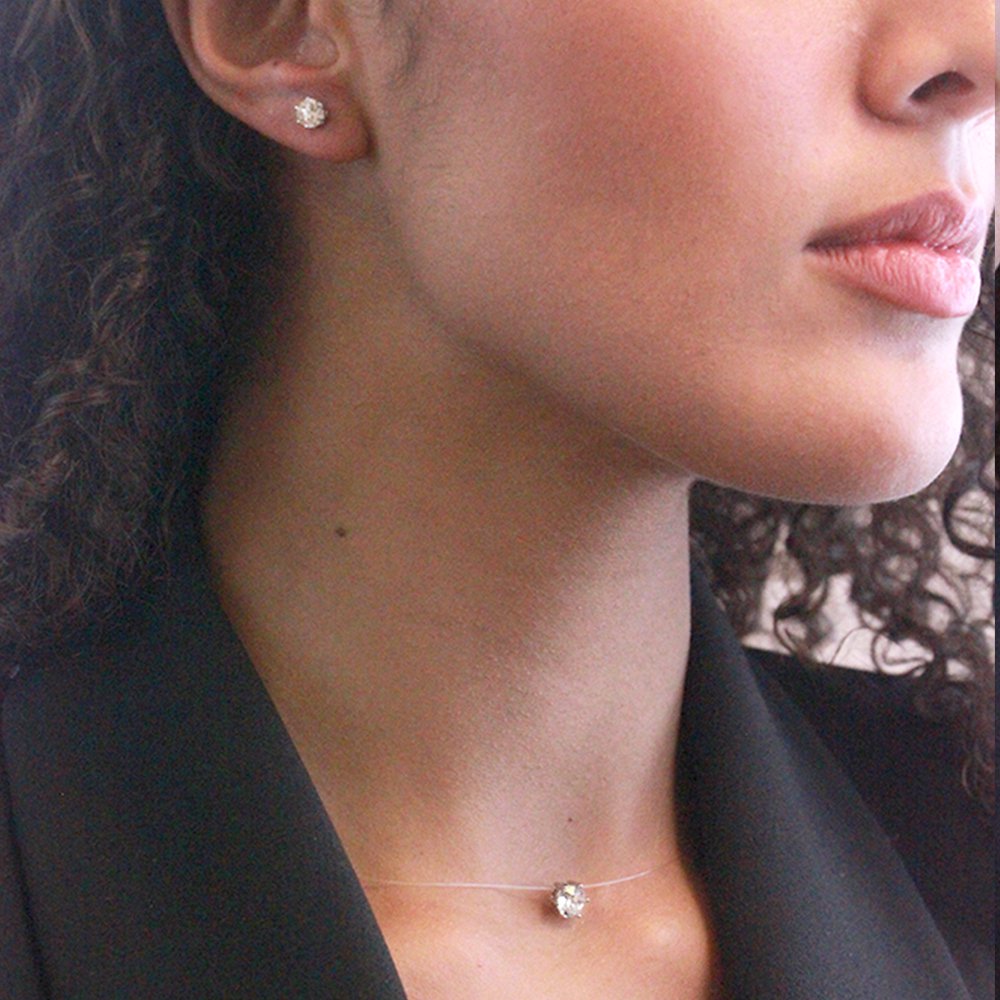 ZAYA x MYC Paris 🇫🇷 – Avril Birth Stone naušnice (Crystal Edition)
