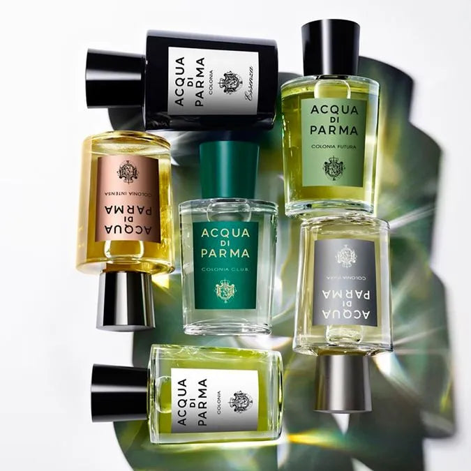 Acqua di Parma, niche parfem, miris Italije, Colonia Pura, Colonia Futura, Mandorlo di Sicilia, Colonia Essenza, mediteranski parfem, uniseks parfem, parfem za muškarce, parfem za žene, parfem za poklon, citrusni parfem, gurmanski miris, ZAYA parfemi, niche luksuz
