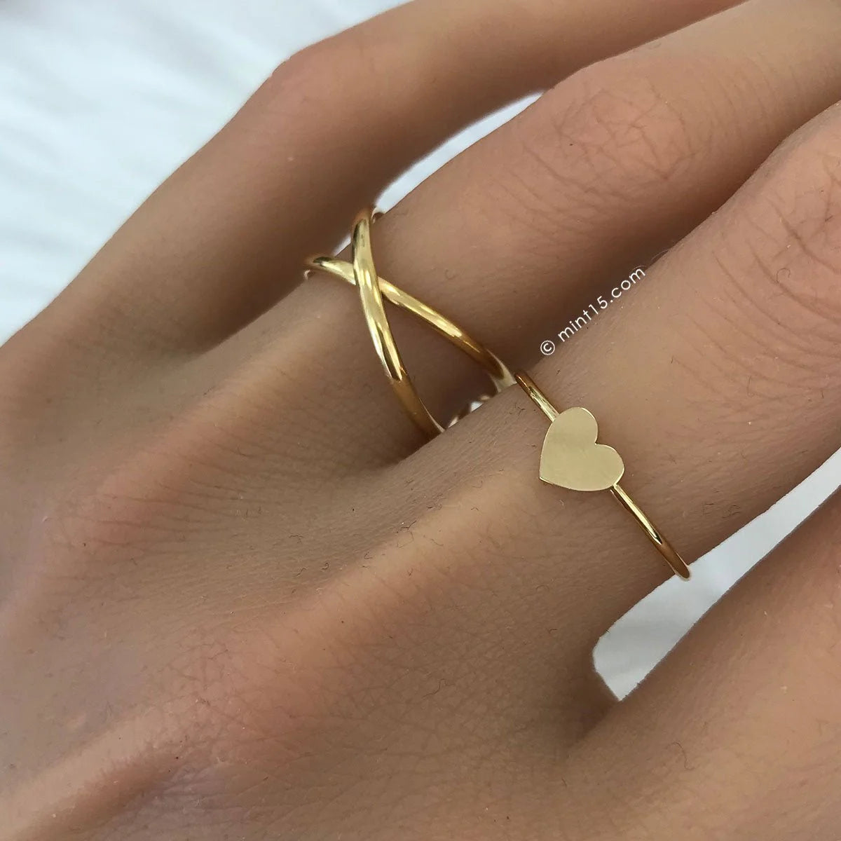 ZAYA x Mint15 - Prsten Little Heart