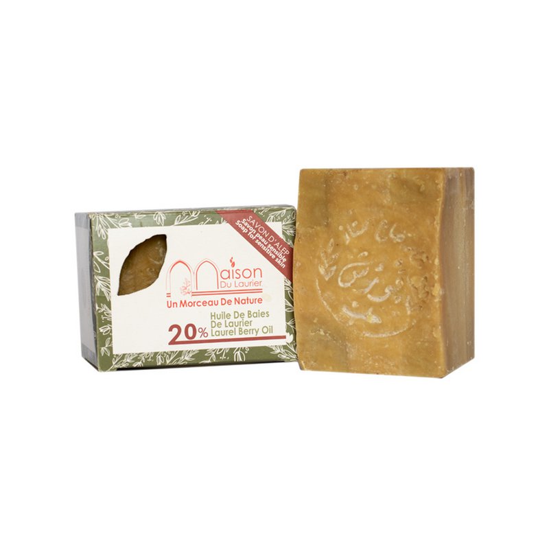 Aleppo sapun, sapun s lovorovim uljem, 100% prirodni sapun, sirijski sapun, Maison du Laurier, veganski sapun, sapun bez parfema, sapun za osjetljivu kožu, antibakterijski sapun, tradicionalni sapun, ZAYA webshop, prirodna njega kože, francuski brend, suha koža, sapun za ekcem, sapun za lice i tijelo