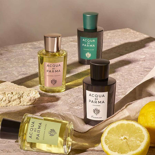 Acqua di Parma, niche parfem, miris Italije, Colonia Pura, Colonia Futura, Mandorlo di Sicilia, Colonia Essenza, mediteranski parfem, uniseks parfem, parfem za muškarce, parfem za žene, parfem za poklon, citrusni parfem, gurmanski miris, ZAYA parfemi, niche luksuz