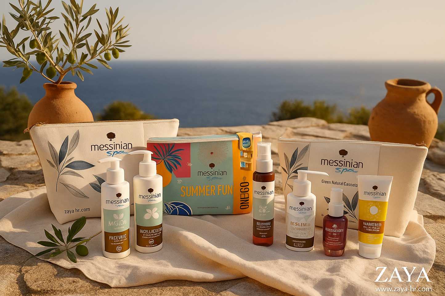 ZAYA x Messinian Spa 🇬🇷 - Prirodna kozmetika iz Grčke 💛 Setovi