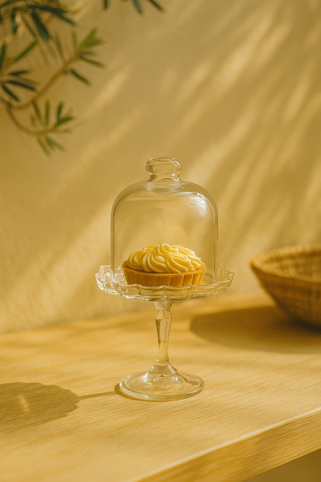 ZAYA x NIRS – Mini Patisserie stalak sa staklenim poklopcem 🍰