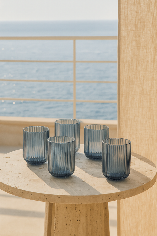 ZAYA x NIRS 💙 Set čaša Blue Lagoon – 6 kom