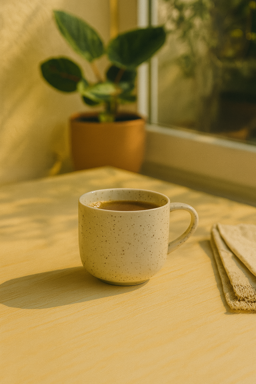 ZAYA x G.Benedikt 1882. 🇨🇿 ☕ Šalica „Calm Morning” – 400 ml ručno rađene elegancije