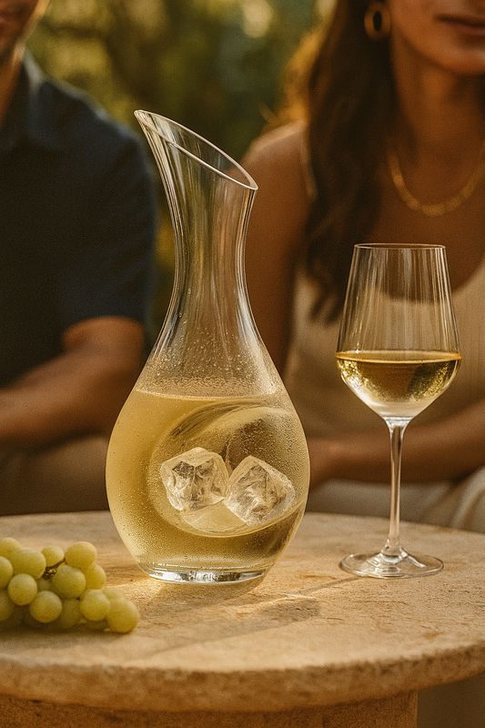 ZAYA x NIRS ✨ Dekanter za bijelo vino s ledenom komorom – za trenutke koji traju