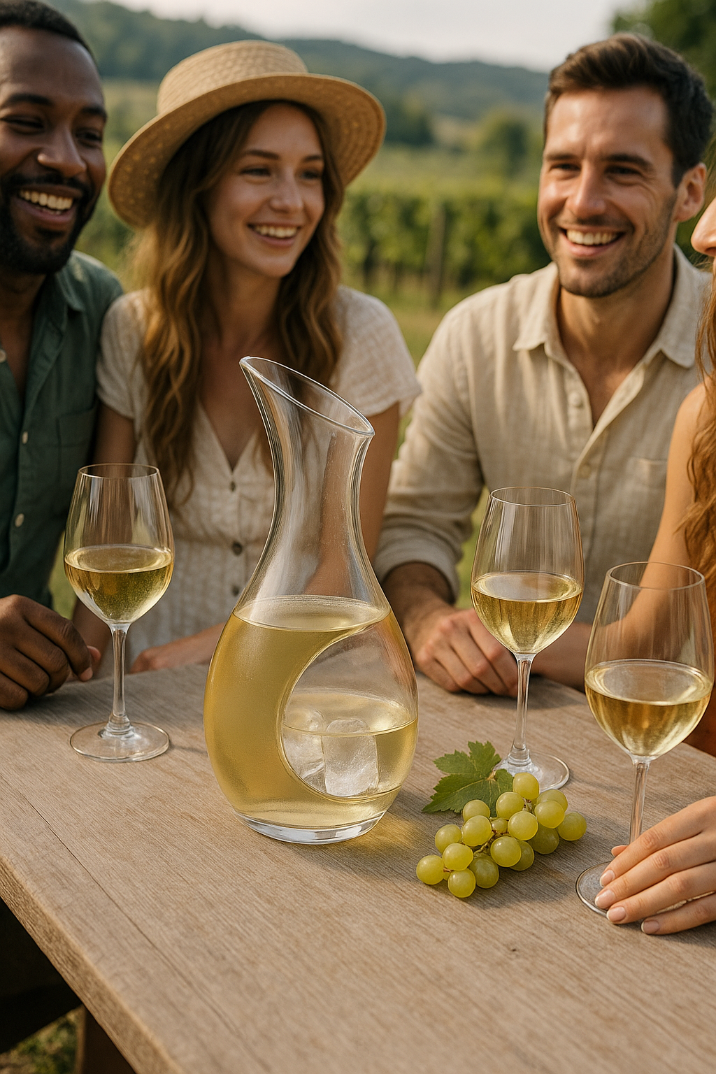ZAYA x NIRS ✨ Dekanter za bijelo vino s ledenom komorom – za trenutke koji traju