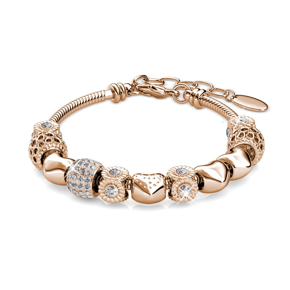 ZAYA x MYC Paris 🇫🇷 – Narukvica Radiant Charm (Rose Gold & Crystal)