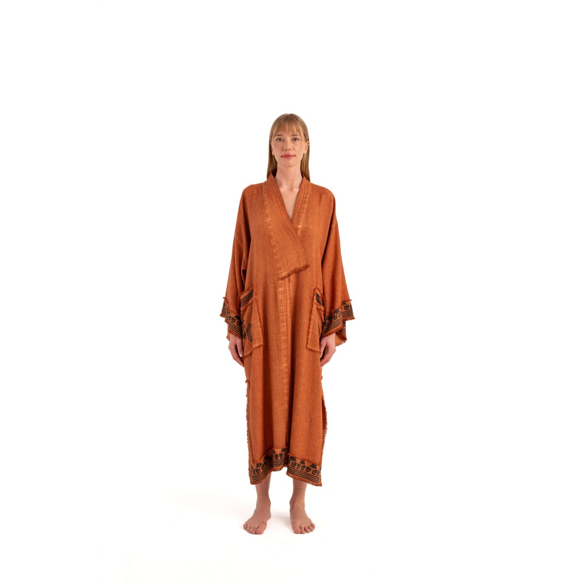 ZAYA x IKIKIZ - Nubi Kimono Terracotta