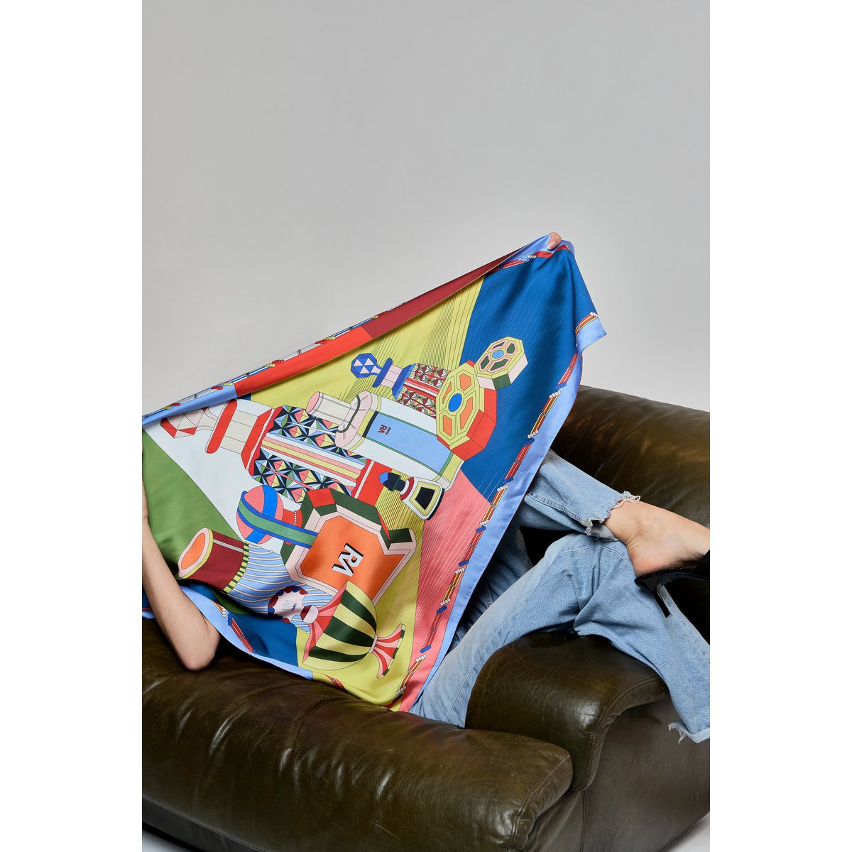 ZAYA x Virginie Riou - Marama Verde XL - Handmade 🇫🇷
