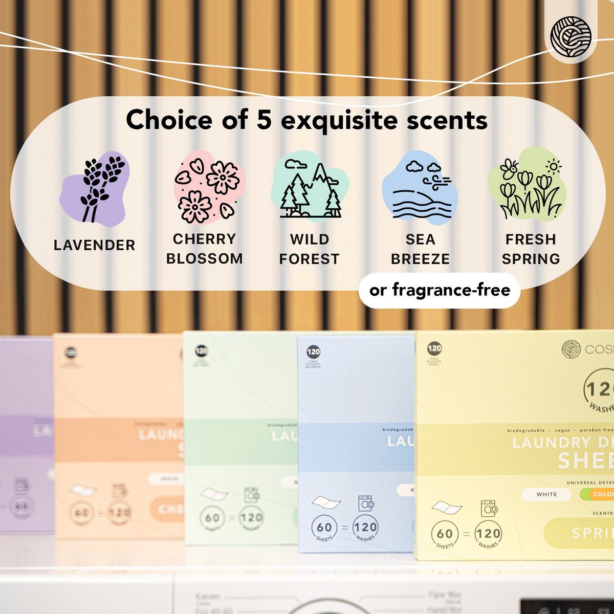 ZAYA x Cosmeau Eco - Maramice za pranje odjeće