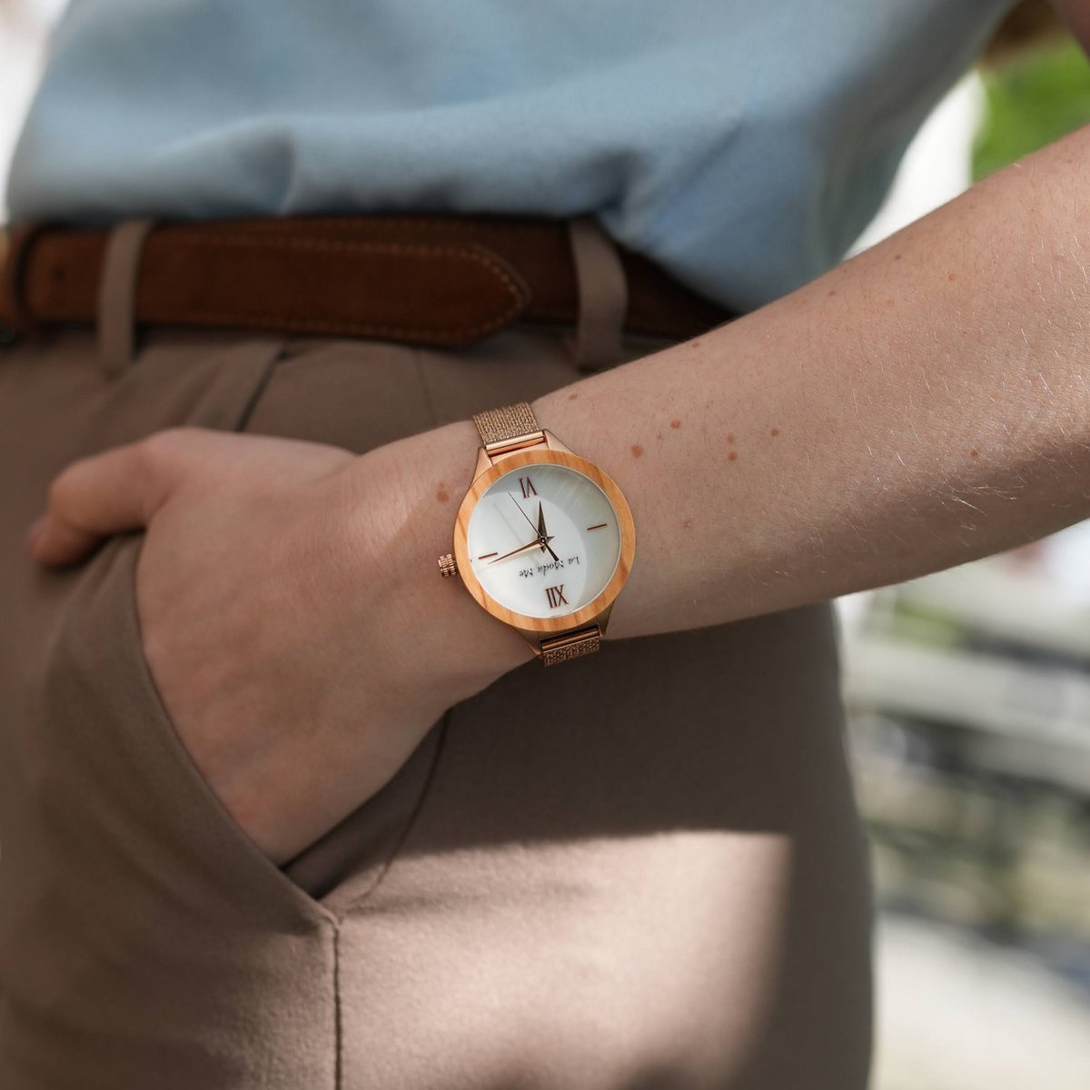 ZAYA x La Moda Me 🇩🇪 – Sat Olivewood Grace (rosegold & maslina)