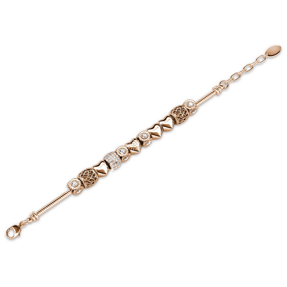 ZAYA x MYC Paris 🇫🇷 – Narukvica Radiant Charm (Rose Gold & Crystal)