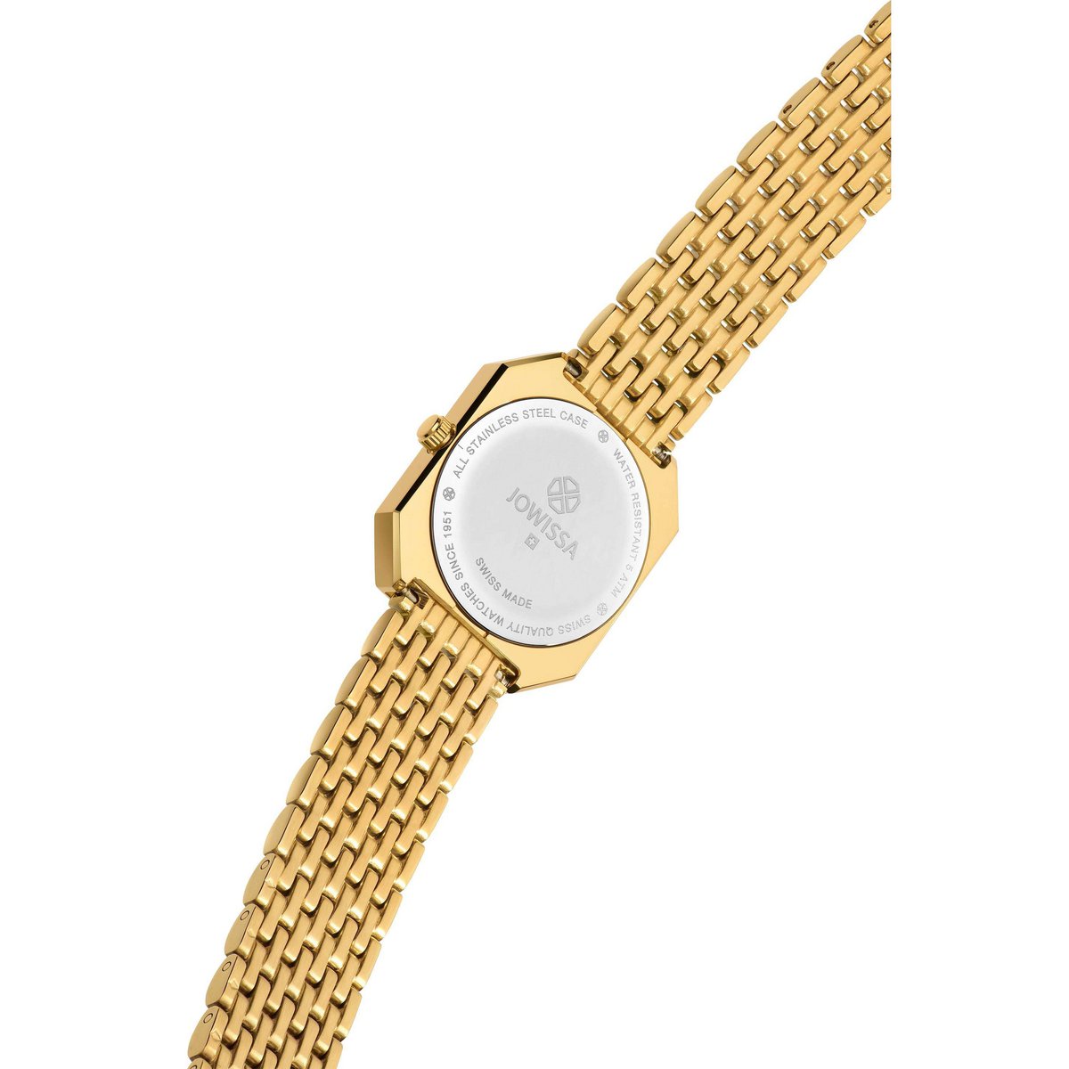 ZAYA x Jowissa 🇨🇭 – Švicarski sat Facet Radiant (Gold / Emerald Green)