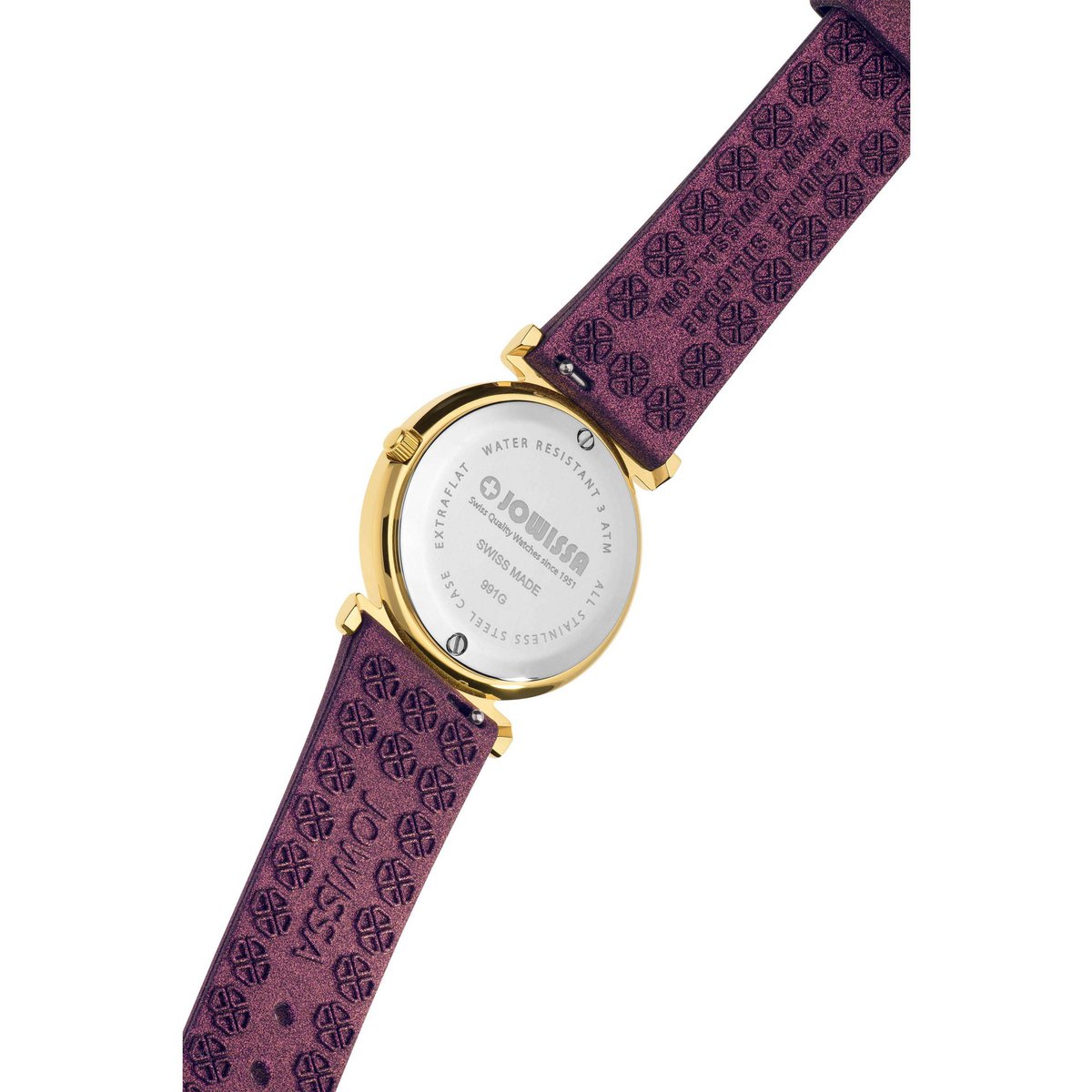 ZAYA x Jowissa 🇨🇭 – Švicarski sat Facet (Gold / Purple Pearl Edition)