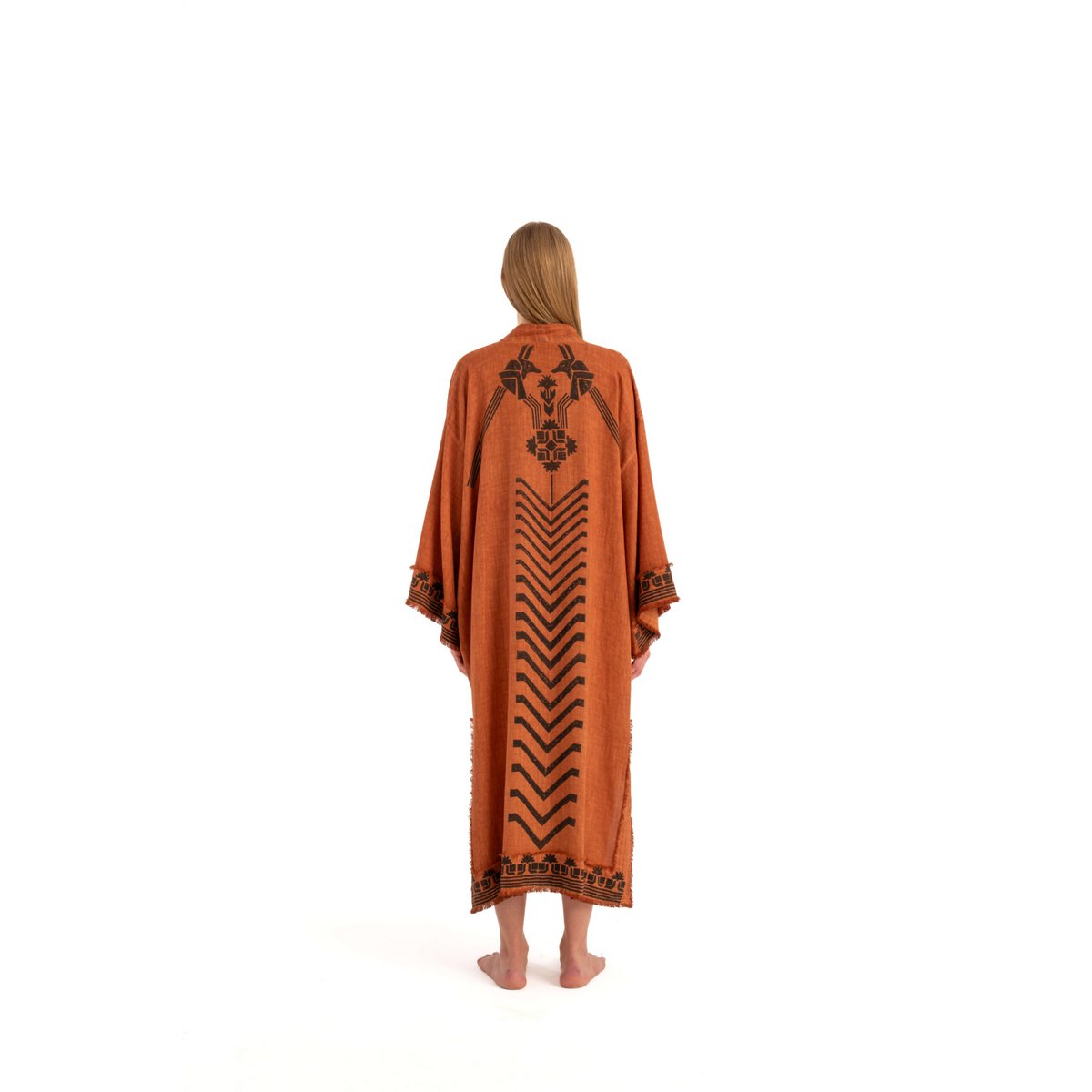 ZAYA x IKIKIZ - Nubi Kimono Terracotta