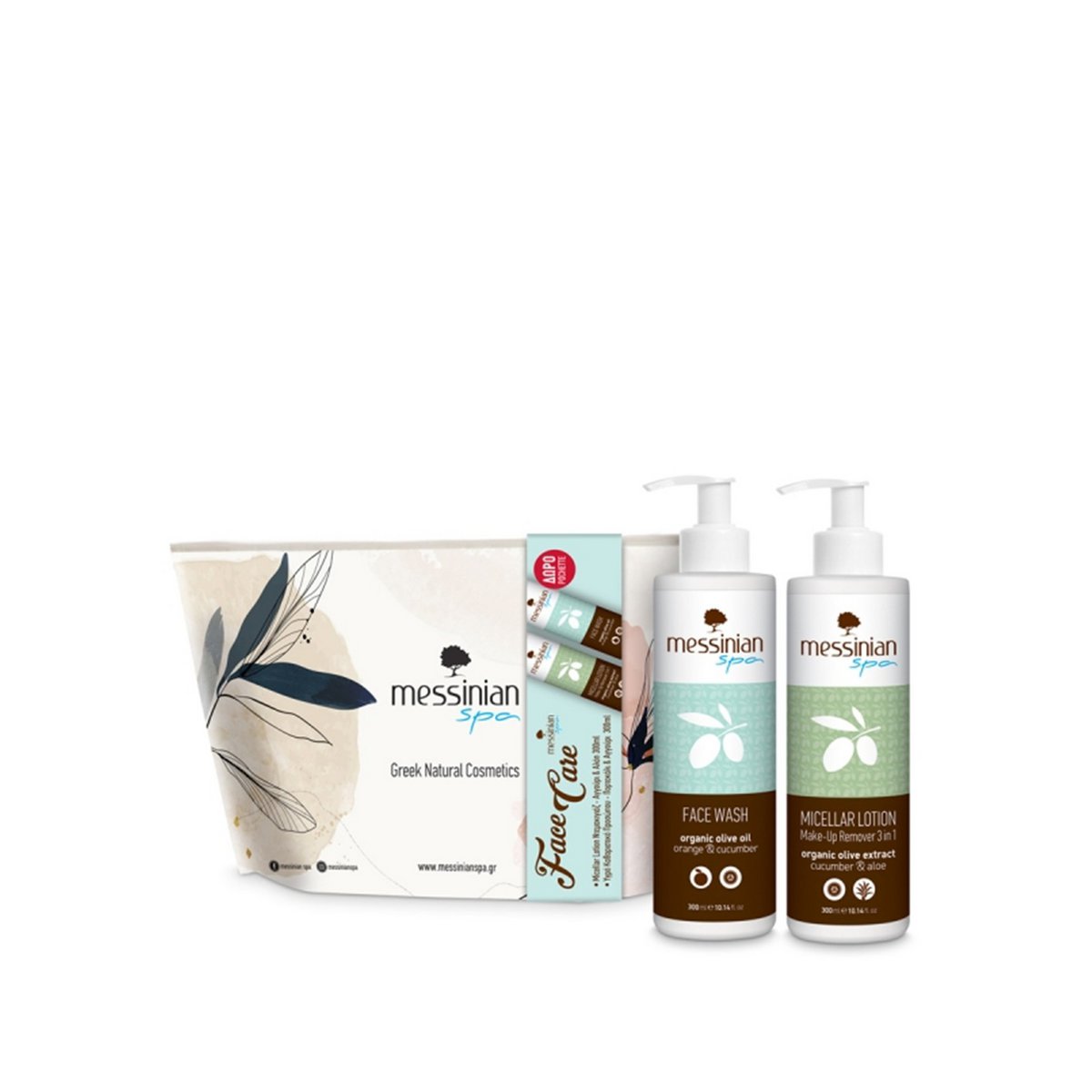 grčka prirodna kozmetika, poklon set za lice, messinian spa set, njega lica i vrata, serum protiv bora, bio lifting krema, anti age njega, micelarna voda aloe, čistač za lice krastavac, SPF putni set, zaštita od sunca na putovanju, krema za ruke limun neven, zaya kozmetika, zaya webshop, cruelty free skincare, prirodna njega za žene, kozmetika za poklon