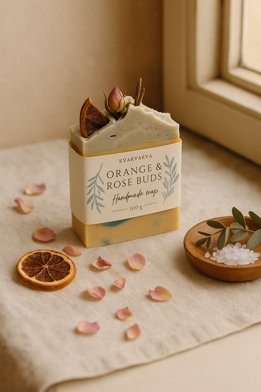 prirodni sapuni, ručno rađeni sapun, sapuni bez plastike, veganski sapun, domaći sapun, handmade soap Croatia, ZAYA sapuni, KVAKVAKVA, naranča sapun, ruža sapun, matcha sapun, mediteranski sapuni, cold process soap